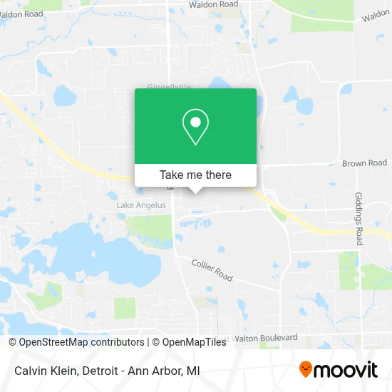Calvin Klein map