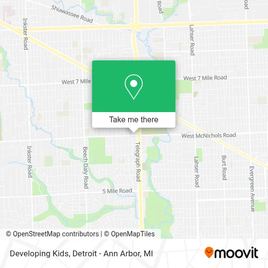 Developing Kids map