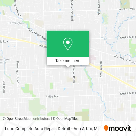 Leo's Complete Auto Repair map