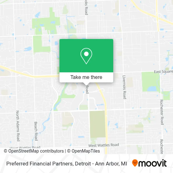 Preferred Financial Partners map