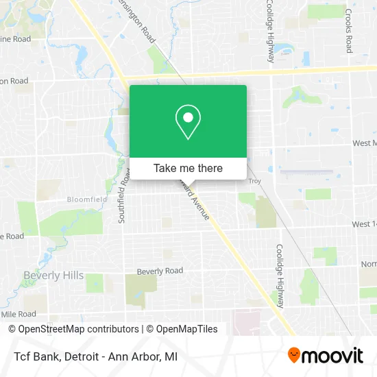Tcf Bank map