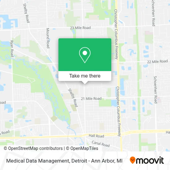 Medical Data Management map