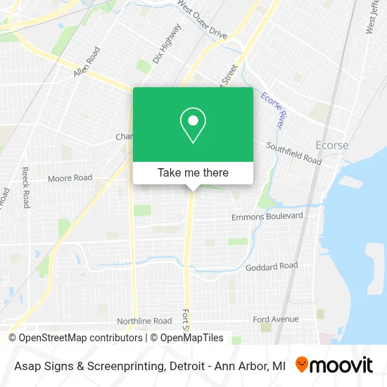 Asap Signs & Screenprinting map