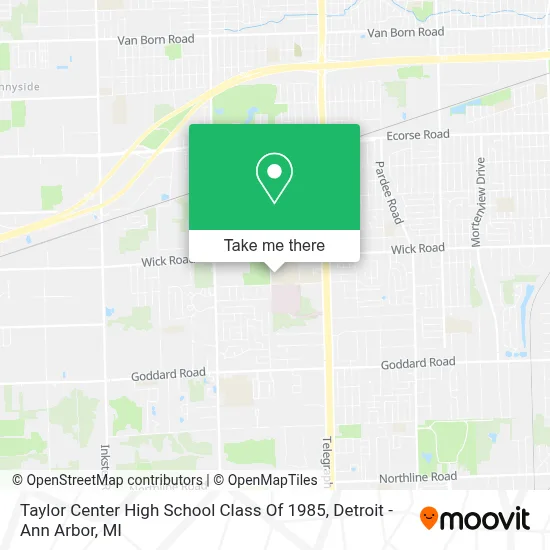 Taylor Center High School Class Of 1985 map