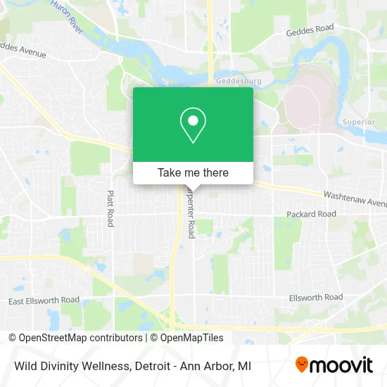 Wild Divinity Wellness map