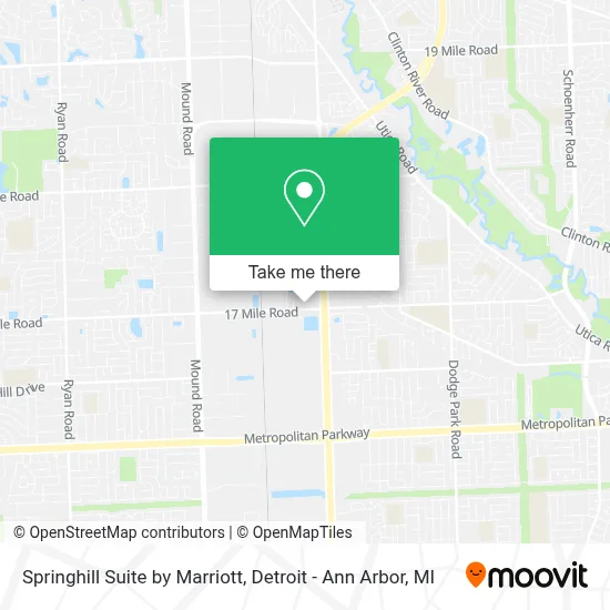 Springhill Suite by Marriott map