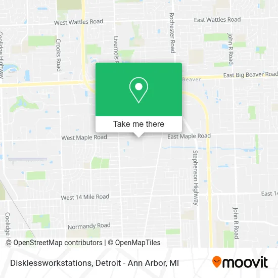 Disklessworkstations map