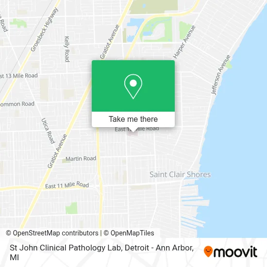 St John Clinical Pathology Lab map