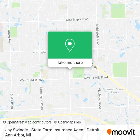 Jay Swindle - State Farm Insurance Agent map