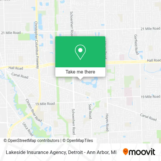 Lakeside Insurance Agency map