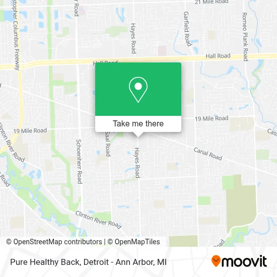 Pure Healthy Back map