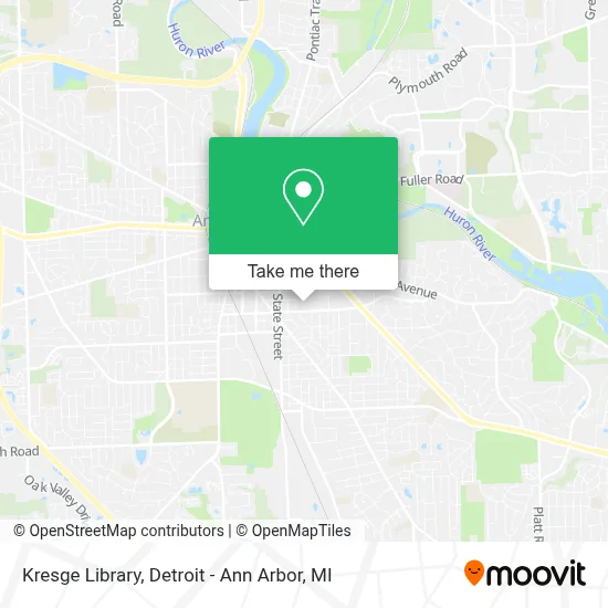 Kresge Library map