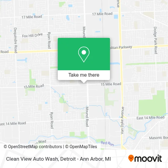 Clean View Auto Wash map