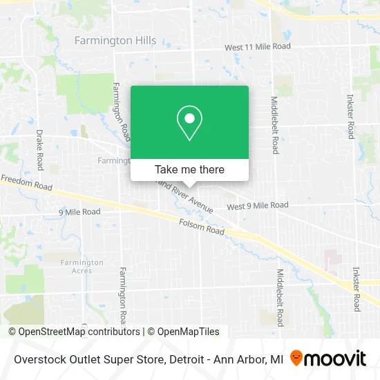 Overstock Outlet Super Store map