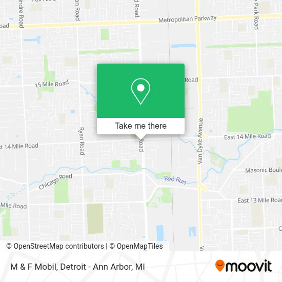 M & F Mobil map