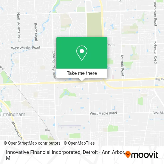 Innovative Financial Incorporated map