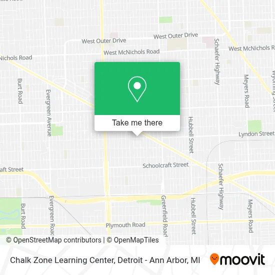 Chalk Zone Learning Center map