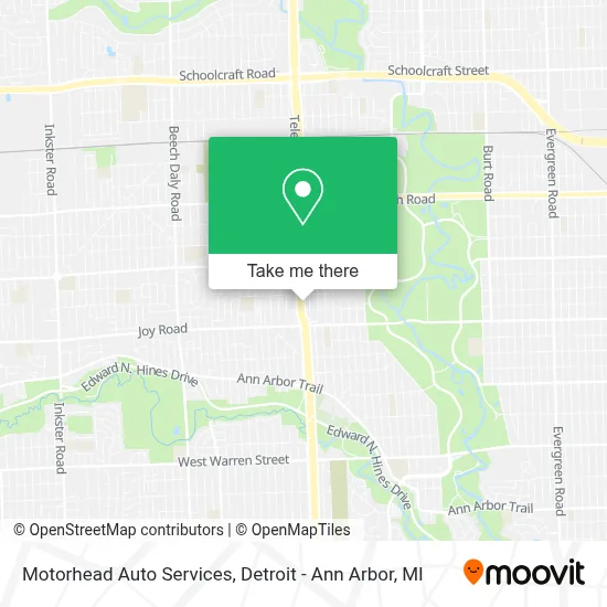 Motorhead Auto Services map