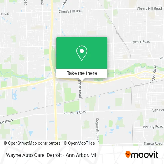 Wayne Auto Care map