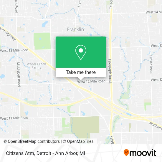 Citizens Atm map