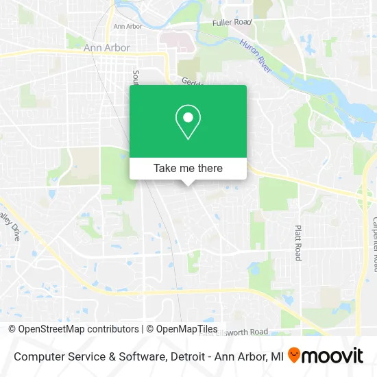 Computer Service & Software map