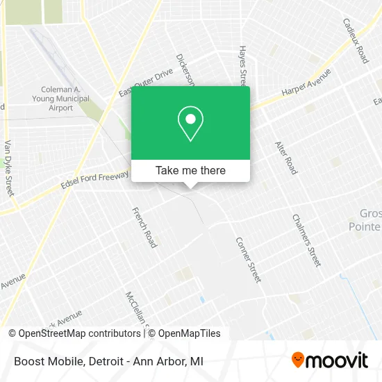 Boost Mobile map