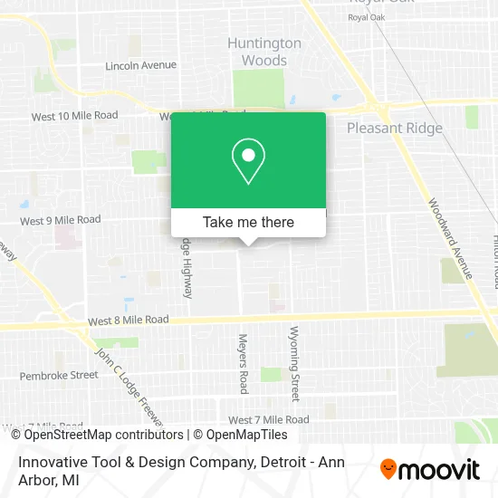 Innovative Tool & Design Company map