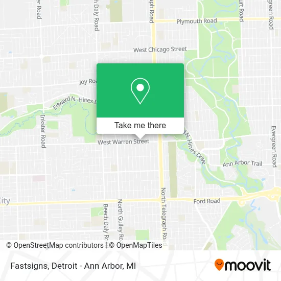 Fastsigns map
