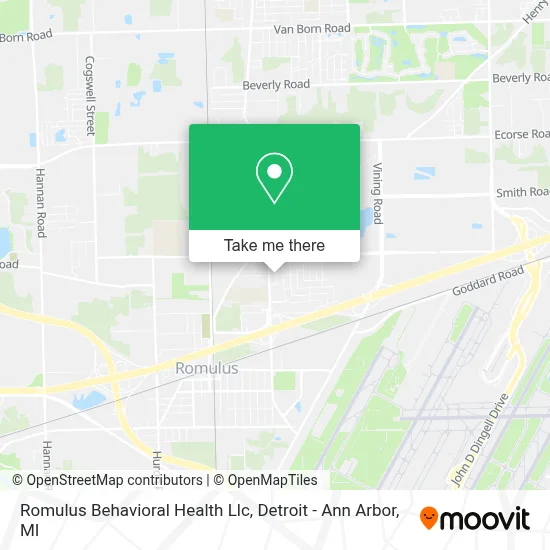 Romulus Behavioral Health Llc map