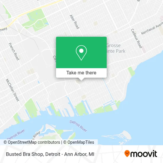 Busted Bra Shop map