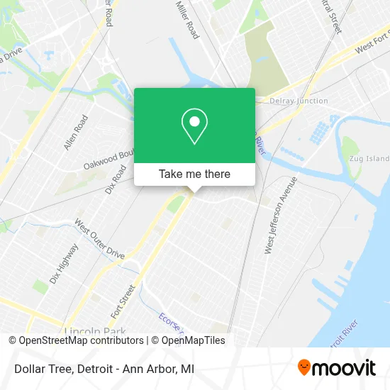 Dollar Tree map