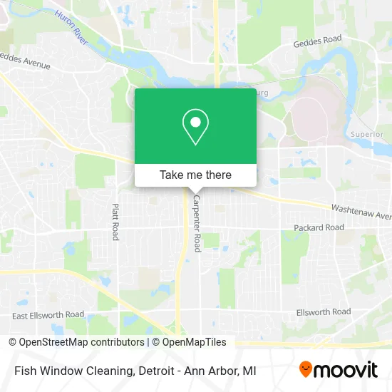 Fish Window Cleaning map