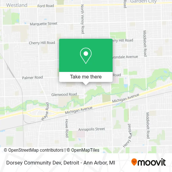 Dorsey Community Dev map