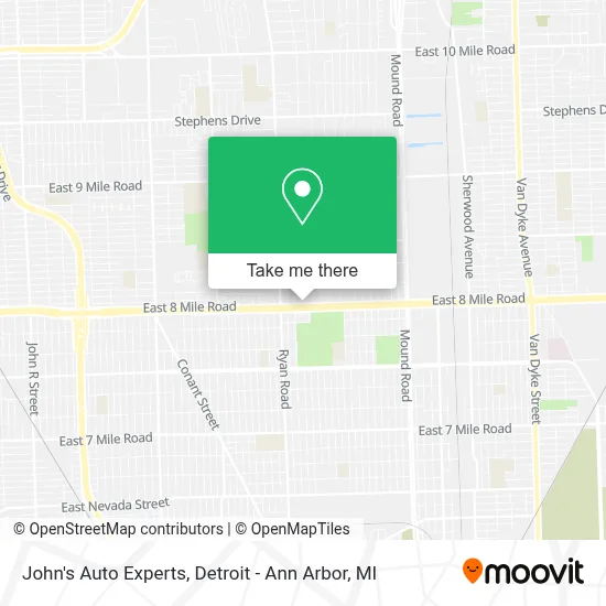 John's Auto Experts map