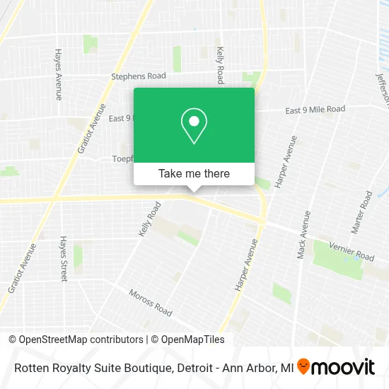 Rotten Royalty Suite Boutique map
