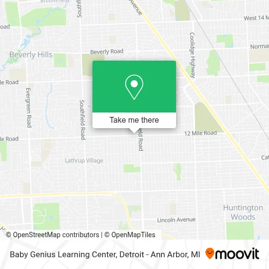 Baby Genius Learning Center map