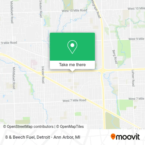 8 & Beech Fuel map