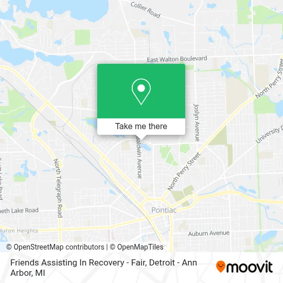 Friends Assisting In Recovery - Fair map