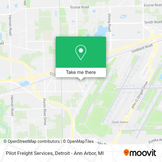 Pilot Freight Services map