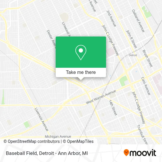 Baseball Field map