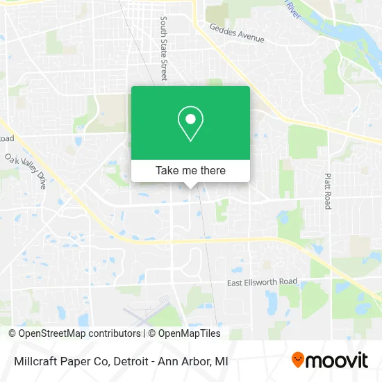 Millcraft Paper Co map