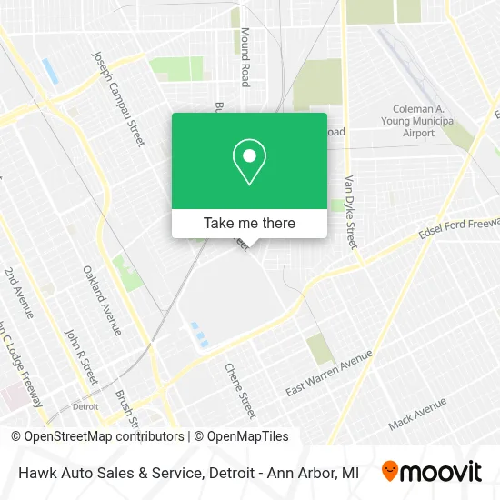 Hawk Auto Sales & Service map