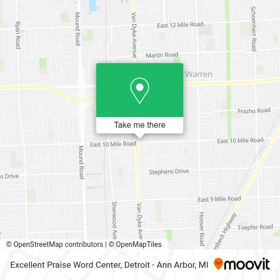 Excellent Praise Word Center map