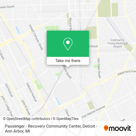 Passenger - Recovery Community Center map