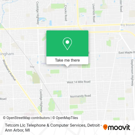 Tetcom Llc Telephone & Computer Services map