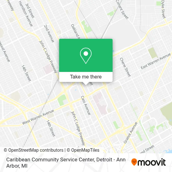 Caribbean Community Service Center map