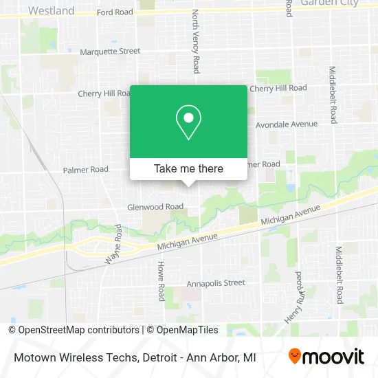 Motown Wireless Techs map