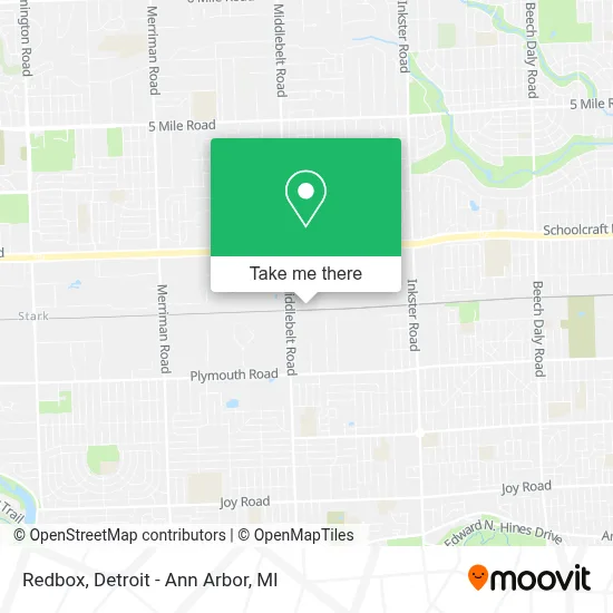 Redbox map