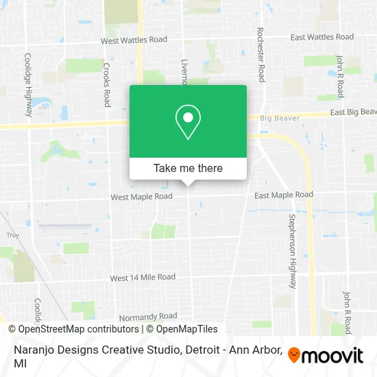 Naranjo Designs Creative Studio map