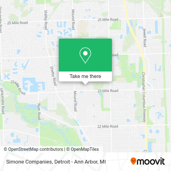 Simone Companies map
